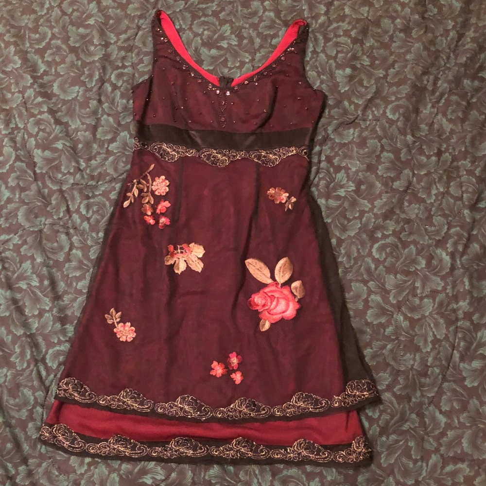 Beautiful black and Red party dress